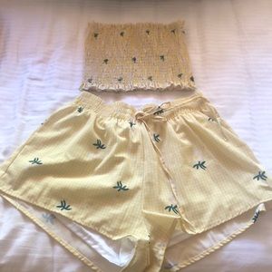 Palm tree two piece